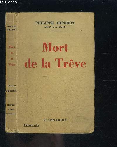 MORT DE LA TREVE