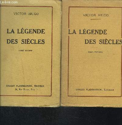 LA LEGENDE DES SIECLES- 2 TOMES EN 2 VOLUMES