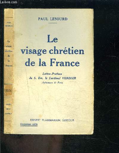 LE VISAGE CHRETIEN DE LA FRANCE