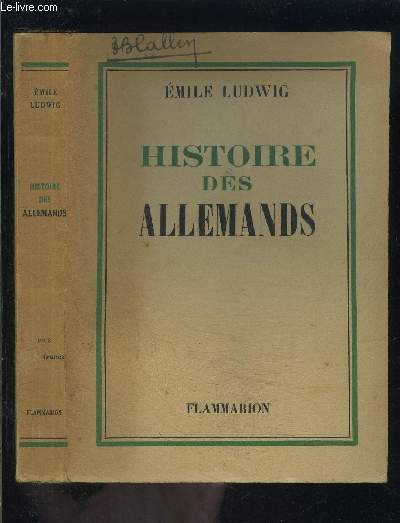 HISTOIRE DES ALLEMANDS