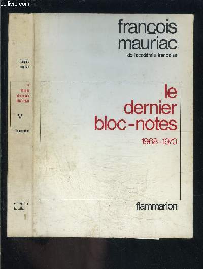 LE DERNIER BLOC NOTES- 1968-1970- TOME 5