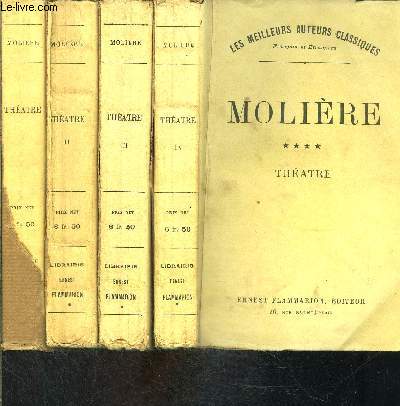 THEATRE- 4 TOMES EN 4 VOLUMES- TOME 1+ 2+ 3+ 4