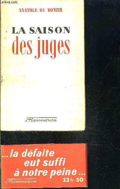 LA SAISON DES JUGES