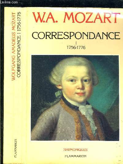 CORRESPONDANCE- TOME 1 VENDI SEUL- 1756-1776 / COLLECTION HARMONIQUES