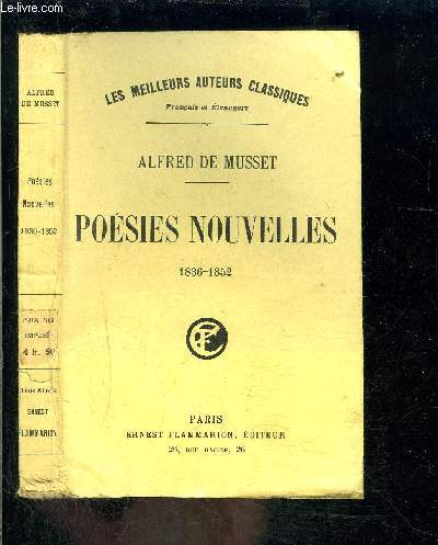 POESIES NOUVELLES 1836-1852