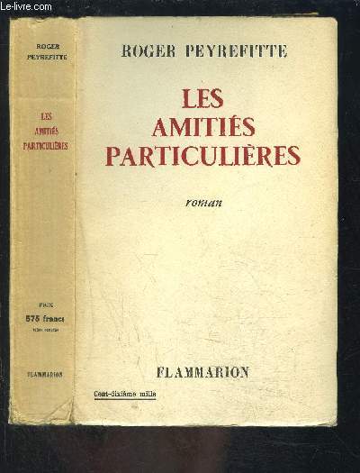 LES AMITIES PARTICULIERES