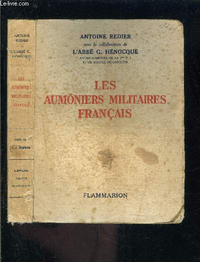 LES AUMONIERS MILITAIRES FRANCAIS 496-1939