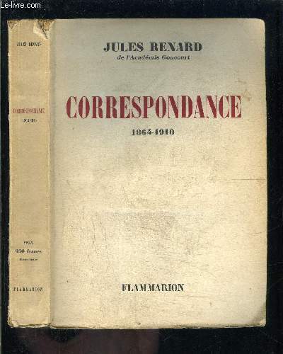 CORRESPONDANCE- 1864-1910