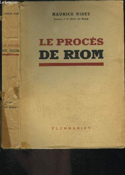 LE PROCES DE RIOM