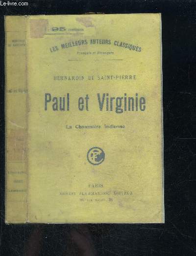 PAUL ET VIRGINIE- LA CHAUMIERE INDIENNE