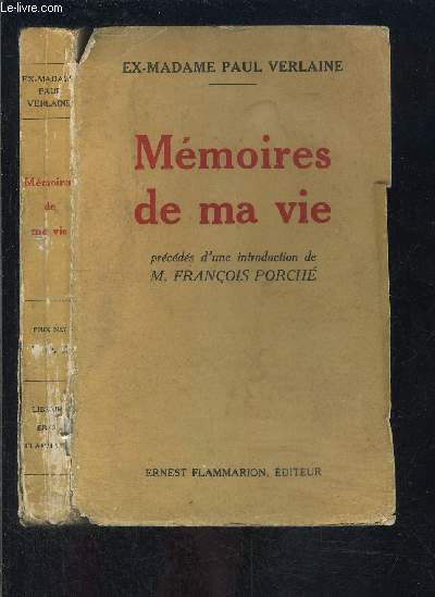 MEMOIRES DE MA VIE