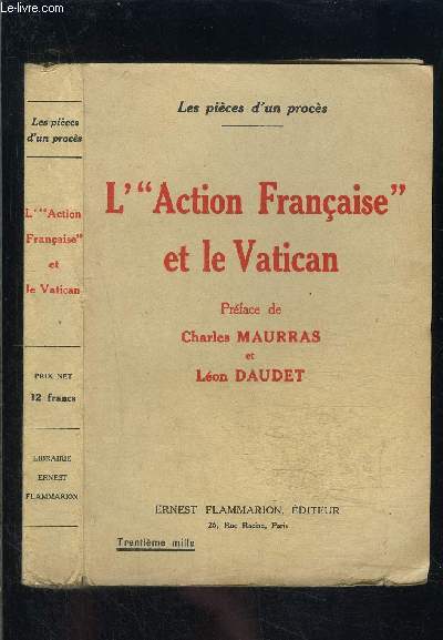 L ACTION FRANCAISE ET LE VATICAN