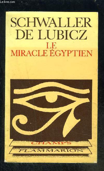 LE MIRACLE EGYPTIEN- COLLECTION CHAMPS N31