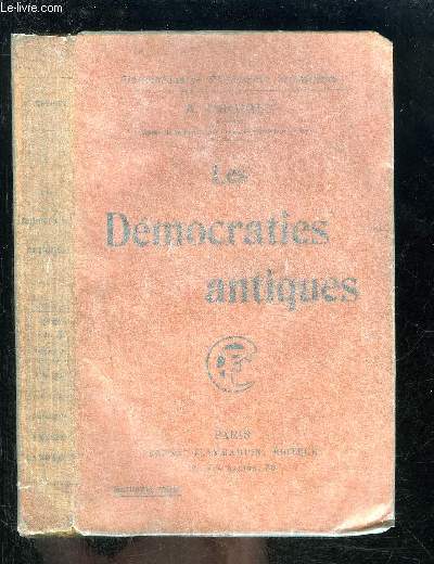 LES DEMOCRATIES ANTIQUES- BIBLIOTHEQUE DE PHILOSOPHIE SCIENTIFIQUE