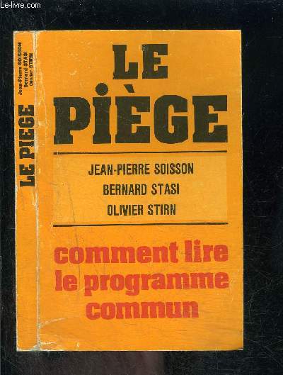 LE PIEGE- COMMENT LIRE LE PROGRAMME COMMUN