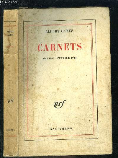 CARNETS- MAI 1935- FEVRIER 1942