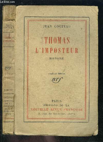 THOMAS L IMPOSTEUR HISTOIRE