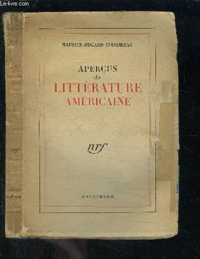 APERCUS DE LITTERATURE AMERICAINE