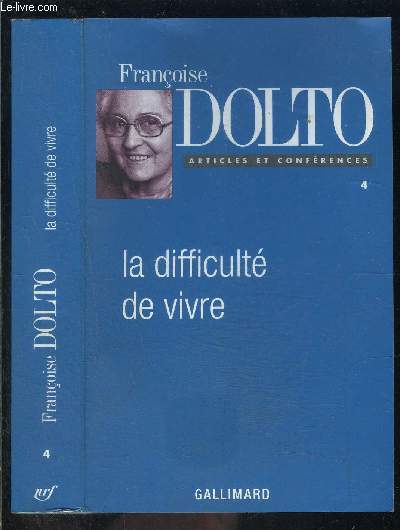 LA DIFFICULTE DE VIVRE