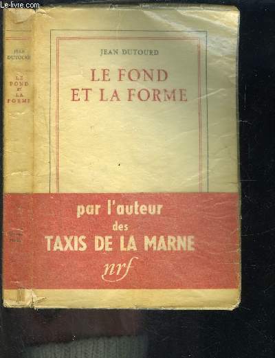 LE FOND ET LA FORME