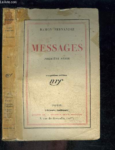 MESSAGES- PREMIERE SERIE