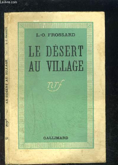 LE DESERT AU VILLAGE