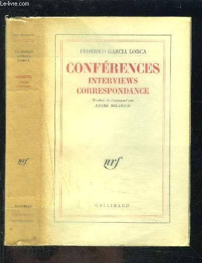 CONFERENCES INTERVIEWS CORRESPONDANCE