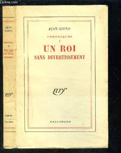 CHRONIQUES I - UN ROI SANS DIVERTISSEMENT