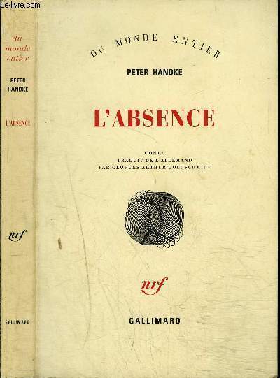 L'ABSENCE - CONTE
