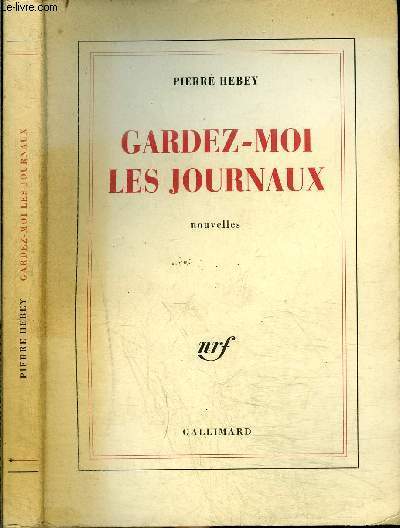 GARDEZ-MOI LES JOURNAUX - NOUVELLES