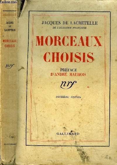 MORCEAUX CHOISIS