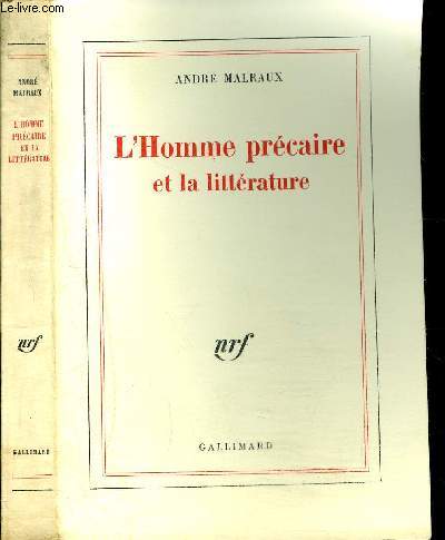 L'HOMME PRECAIRE ET LA LITTERATURE