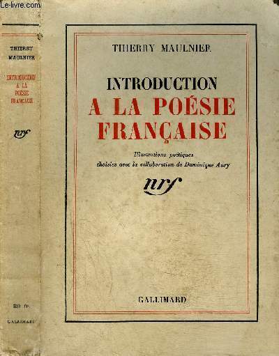 INTRODUCTION A LA POESIE FRANCAISE