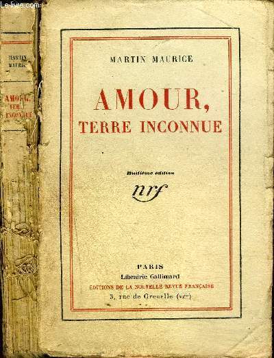 AMOUR, TERRE INCONNUE