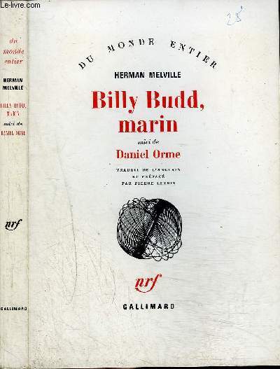 BILLY BUDD, MARIN SUIVI DE DANIEL ORME