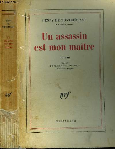 UN ASSASSIN EST MON MAITRE