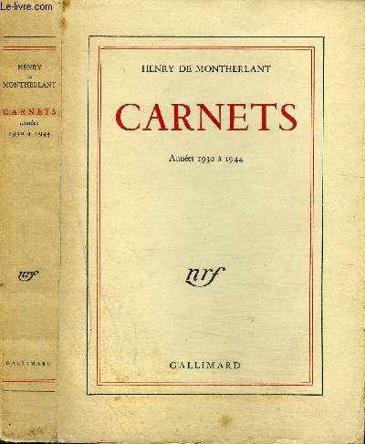 CARNETS ANNEES 1930 A 1944