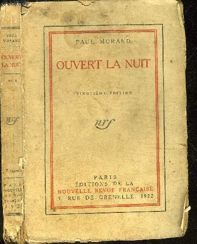 OUVERT LA NUIT