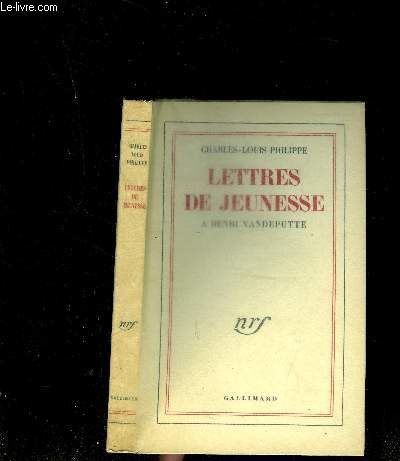 LETTRES DE JEUNESSE