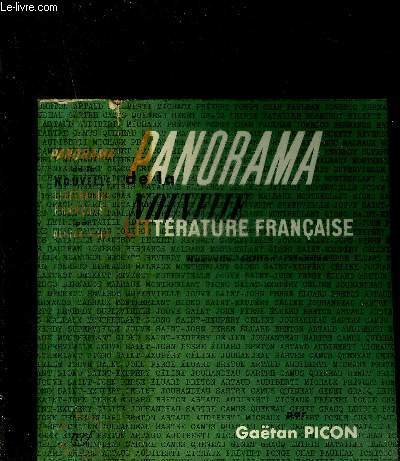 PANORAMA DE LA NOUVELLE LITTERATURE FRANCAISE