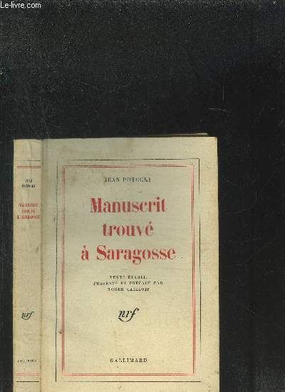 MANUSCRIT TROUVE A SARAGOSSE