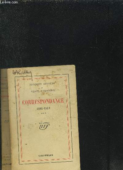 CORRESPONDANCE 1905-1914