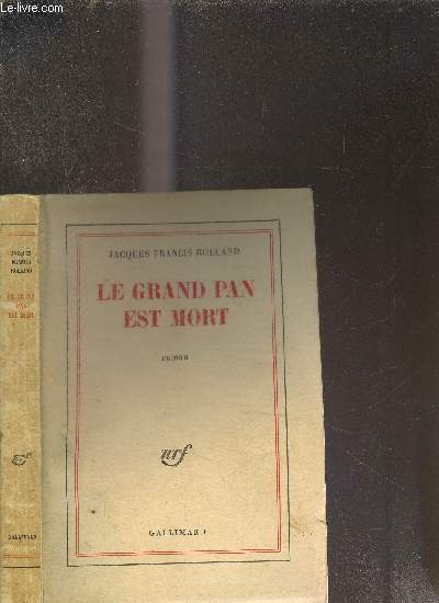 LE GRAND PAN EST MORT