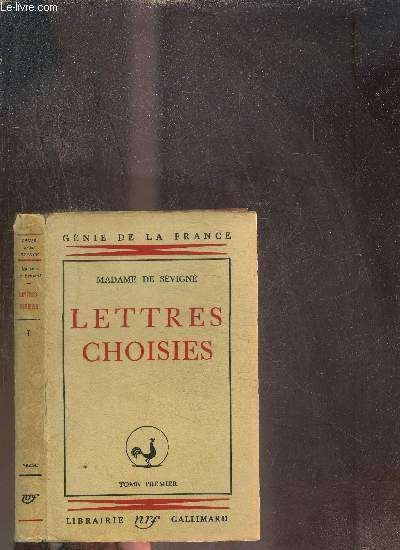 LETTRES CHOISIES