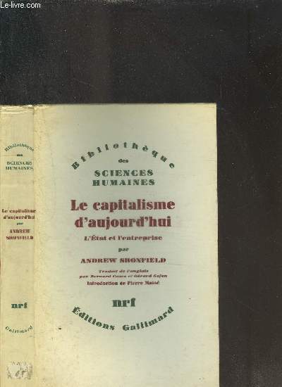 LE CAPITALISME D AUJOURD'HUI - -L ETAT ET L ENTREPRISE