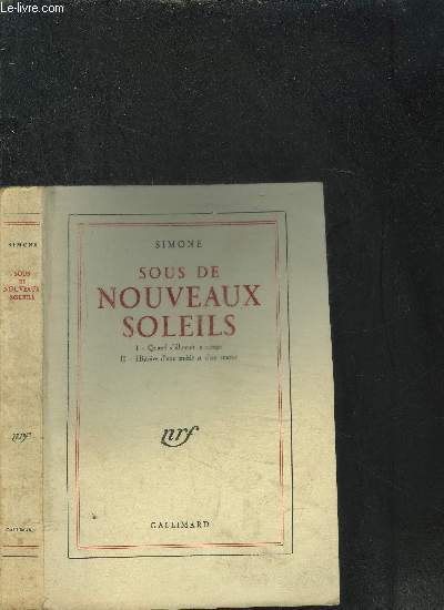 SOUS DE NOUVEAUX SOLEILS