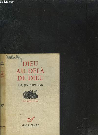 DIEU AU-DELA DE DIEU