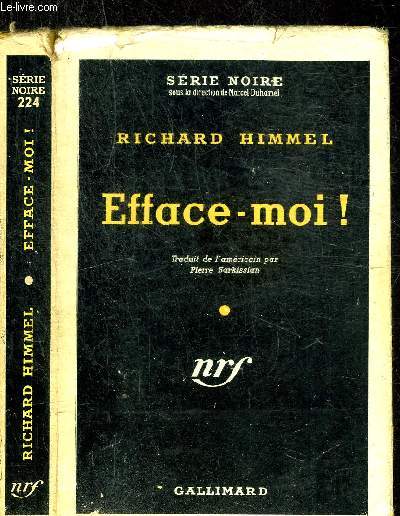 EFFACE-MOI! - COLLECTION SERIE NOIRE 224