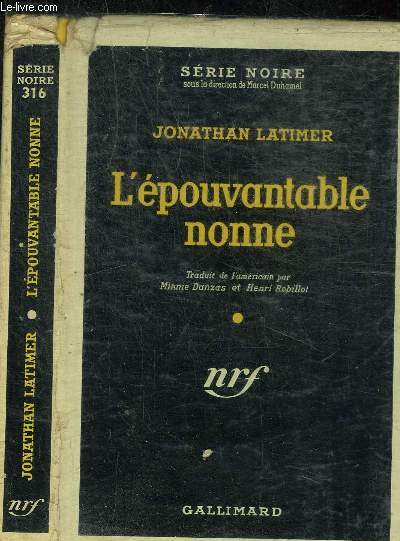 L EPOUVANTABLE NONNE - COLLECTION SERIE NOIRE 316