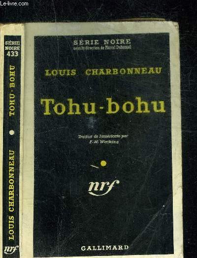 TOHU-BOHU - COLLECTION SERIE NOIRE 433